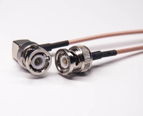 bnc公头组装线缆RG316两头焊bnc公头连接器