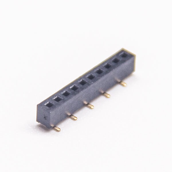 3pcs1.27mm单排排母10PIN错位贴片连接器