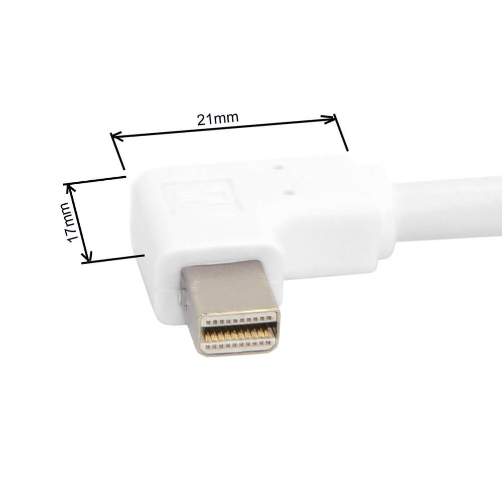 Mini+DisplayPort+ 转HDMI公转母转接线0.5米