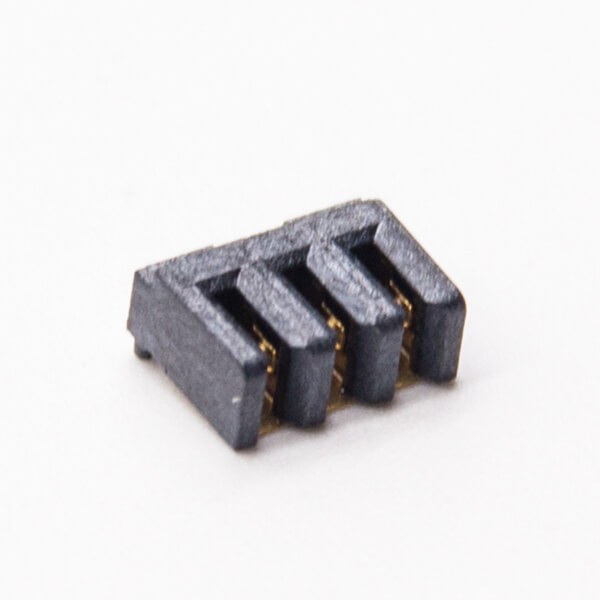 贴片电池座3芯母头直式连接器PCB板安装