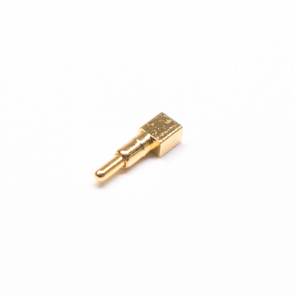 顶针连接器PogoPin异形系列F型焊接镀金黄铜