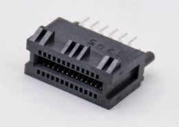 PCIE插槽背板连接器26芯插板式记忆卡槽连接器