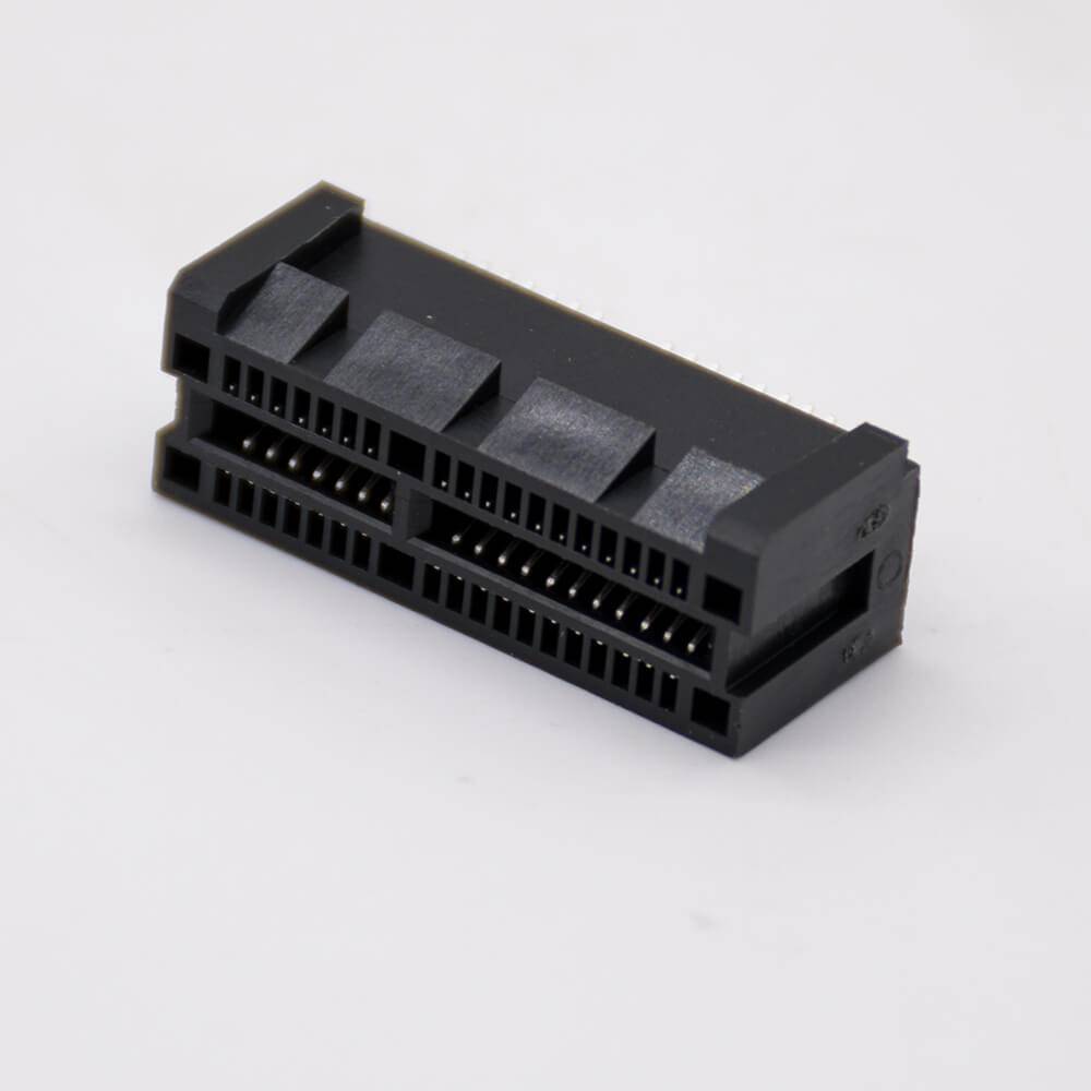 PCIE1X连接器36Pin夹板式记忆卡槽显卡连接器