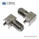 f型连接器母头pcb 板连接器射频同轴弯式