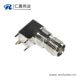 tnc弯式穿墙式方头5引脚PCB板端母头连接器