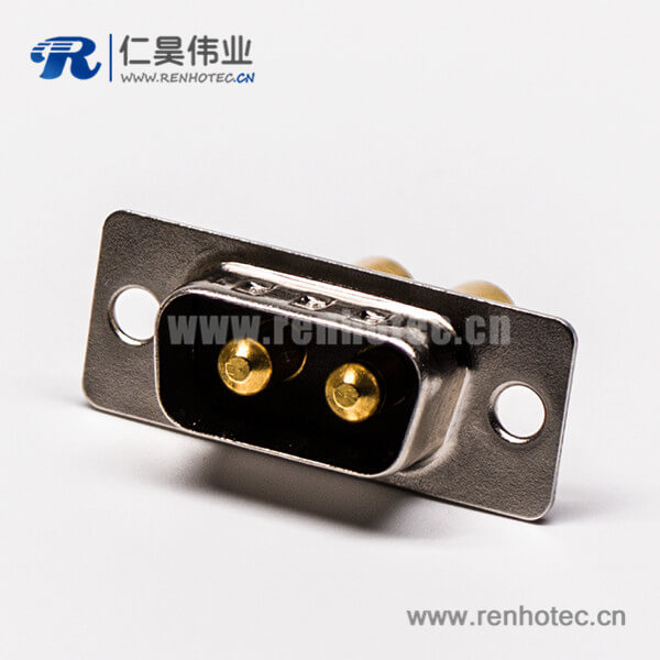 29 D SUB 2W2 连接器焊线式长体30A车针直式公头