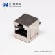 网络接口rj45母头180度单口带屏蔽