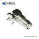 tnc型射频连接器弯式方形5引脚穿墙式pcb板
