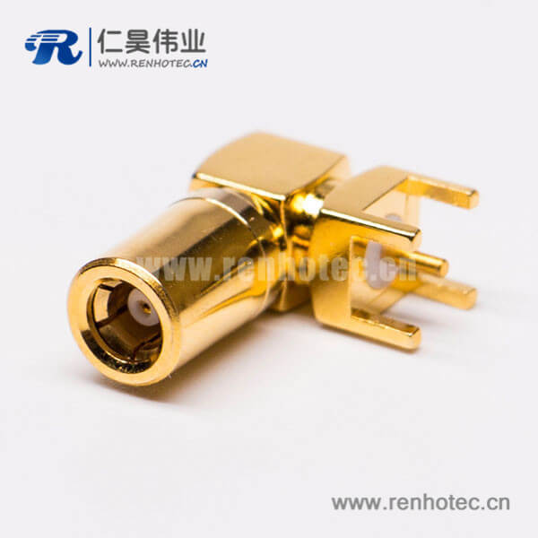 smb公头连接器接头插座pcb板端弯插
