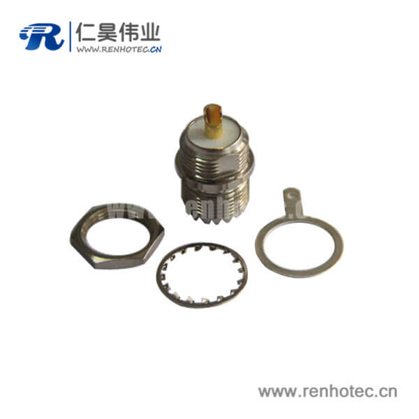 DOSIN-836-0001 uhf连接器母头直式穿墙面板安装