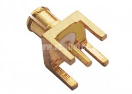 mcx连接器公头镀金直插式PCB板端接头