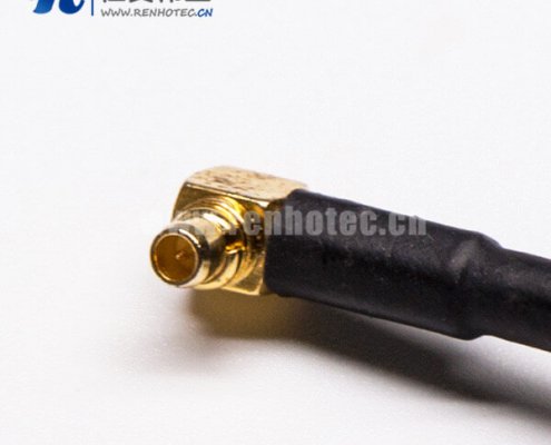 N型母头连接器直式4孔法兰转弯式MMCX公头同轴线缆