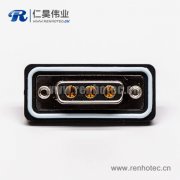 d sub3w3防水母头直式接线焊接车针镀金