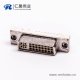 dvi 连接器24+5直式母头带鱼叉插PCB板