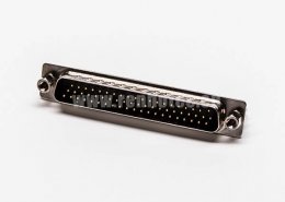 db62连接器高密度公头直式铆锁式插孔接PCB板