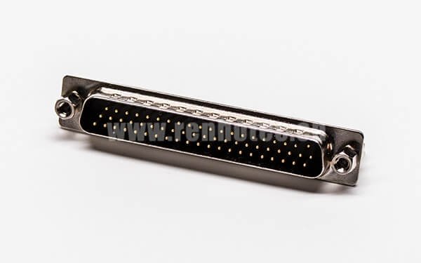 db62连接器高密度公头直式铆锁式插孔接PCB板