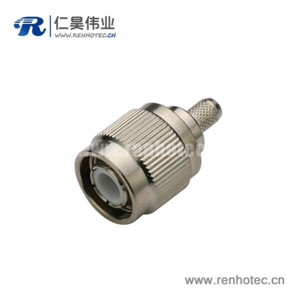 DOSIN-802-1006 tnc射频连接器反极直式插头压接同轴线缆RG400