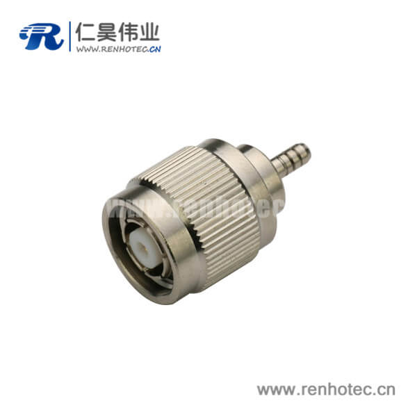 DOSIN-802-1007 tnc连接器RG400反极直式压接插头同轴线缆