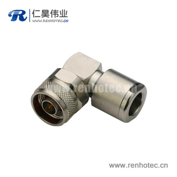 DOSIN-805-1021 n型射频头公头弯式压接连接线RG213