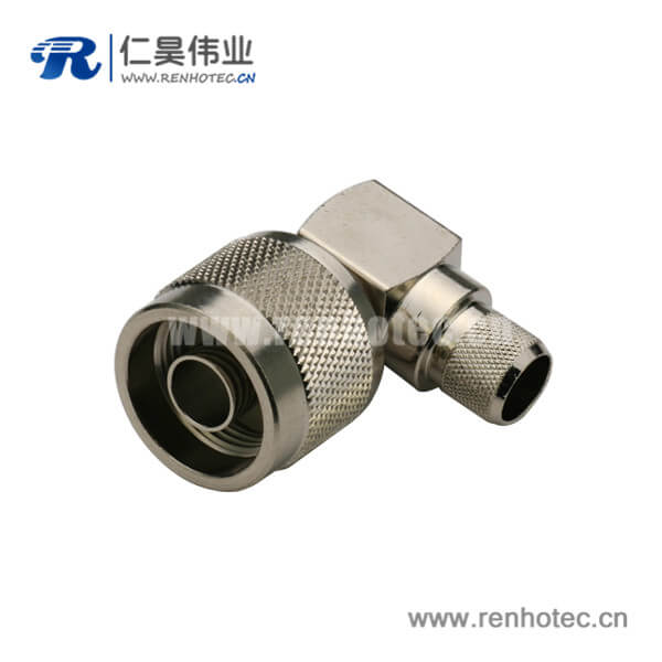 DOSIN-805-1022 N头弯式压接公头射频连接线RG214
