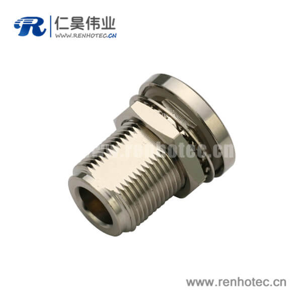 DOSIN-805-1027 n头面板安装有线电视电缆UT141直式穿墙式母头