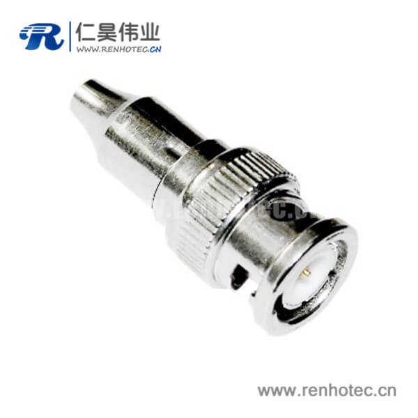 EB-001-0069 bnc接口焊接直式锌合金 公头射频同轴连接器