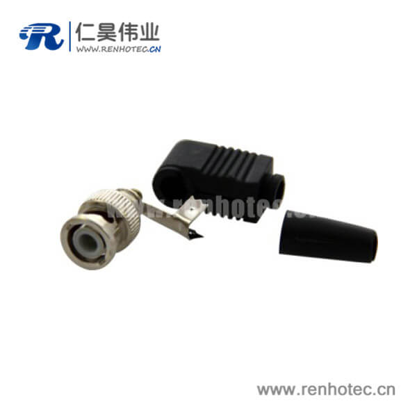 EB-001-0070 BNC射频同轴弯式公头电缆连接器