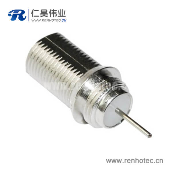 RHT-611-0022 f连接器射频同轴直式母头面板安装