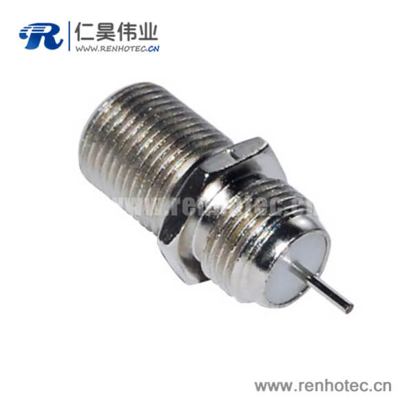 RHT-611-0024 f型视频连接器面板安装直式穿墙母头