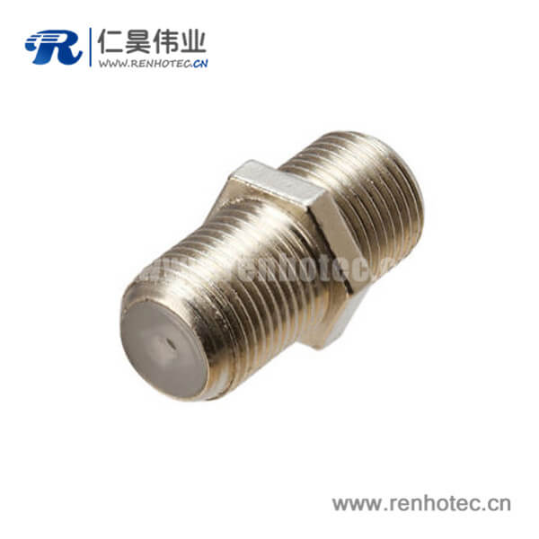 RHT-611-0027 射频f头连接器母头转接F头母头