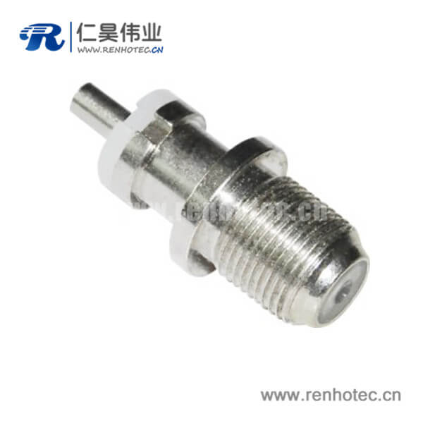 RHT-611-0029 有线电视F母头接线RG316同轴线缆F型射频同轴连接器
