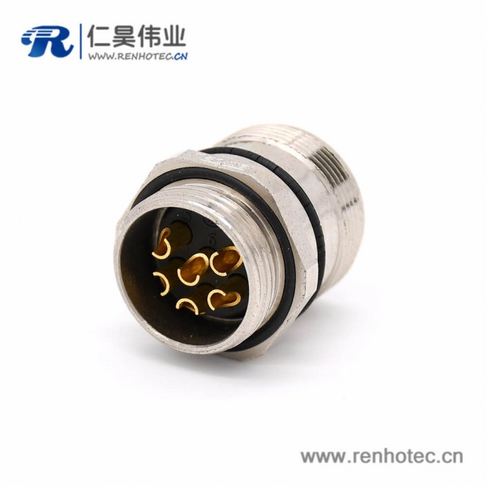 M型连接器 M623 6芯直式公头接线插座