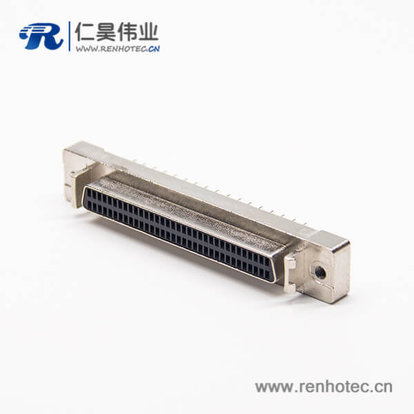 SCSI68芯连接器直式180度母头插PCB板 SCSI68芯连接器直式180度母头插PCB板