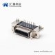 SCSI连接器pcb封装弯头26针母头带鱼叉脚插PCB板
