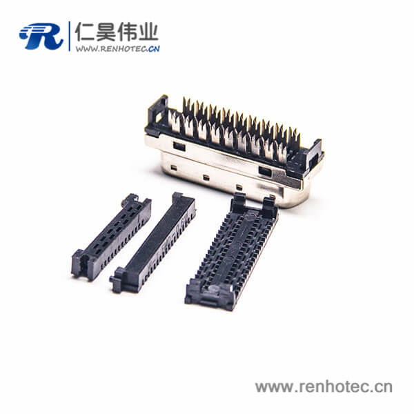 SCSI公头连接器36针HPCN刺破式直式插头