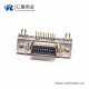 SCSI20HPCN弯式焊接母头插板插座连接器