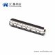 SCSI连接器100芯HPDB公头插板PCB板安装直式