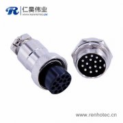 GX20航空连接器15芯直式防水插头插座