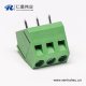 2芯直式绿色接线端子PCB螺钉式端子连接器
