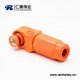 新能源单芯12mm防水IP67储能连接器350A塑料母接头插头