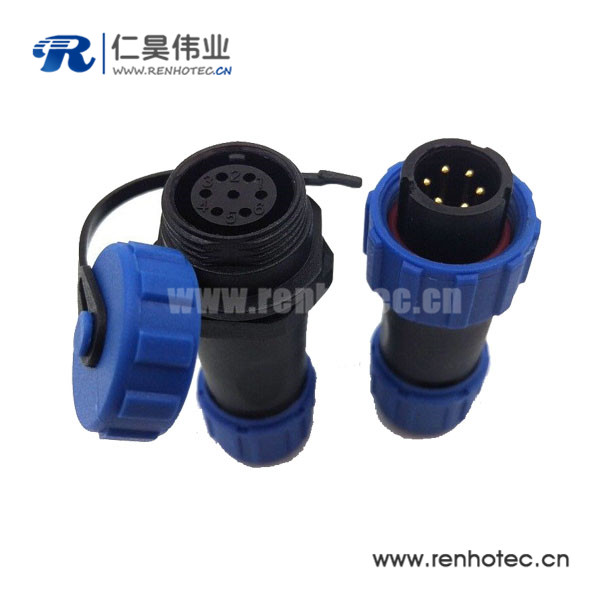 SP13 7芯 5A 对接防水连接器