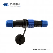 SP17电缆防水航空插头9P对接连接器