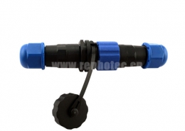 SP17电缆防水航空插头9P对接连接器