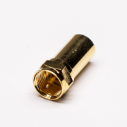 TV公转F公转接头直式镀金连接器