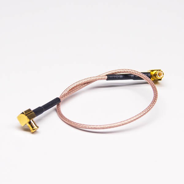 238-3 MCX连接器90度公转公接RG178线长20cm