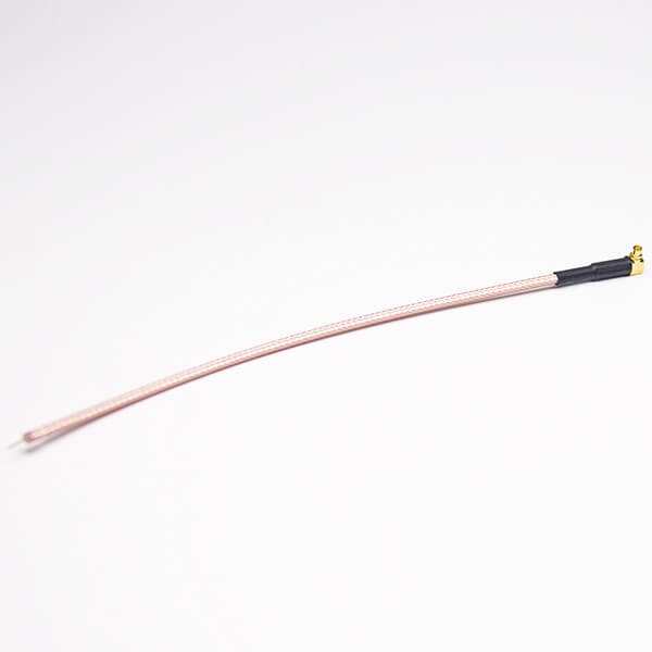 MMCX连接器90度公接RG316线长15cm剥线沾锡