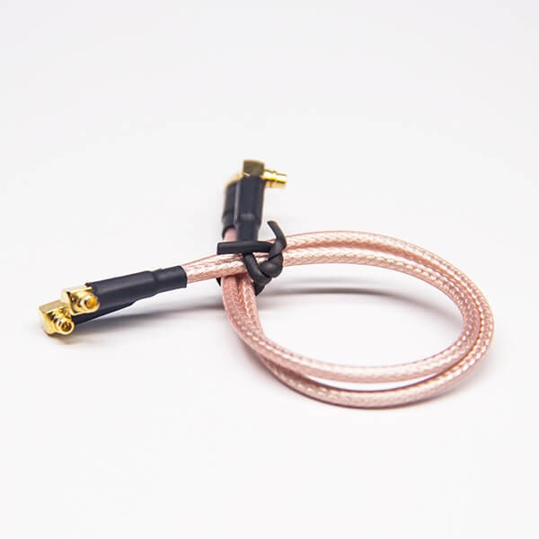 MMCX同轴连接器90度公头转公接RG316 线长18cm