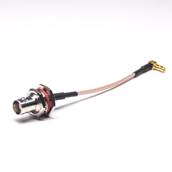 bnc-cables-and-connectors-female-straight-50ohm-to-smb-angled-female-with-rg316(5) BNC转SMB射频线母头直式50欧姆大六角防水前锁板转SMB弯式母头接RG316线