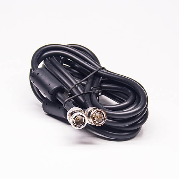 bnc-video-cable-rg59-25m-with-magnet-ring-plug-to-plug-(1) BNC监控线公转公带磁环接RG59线三件套压接式250CM