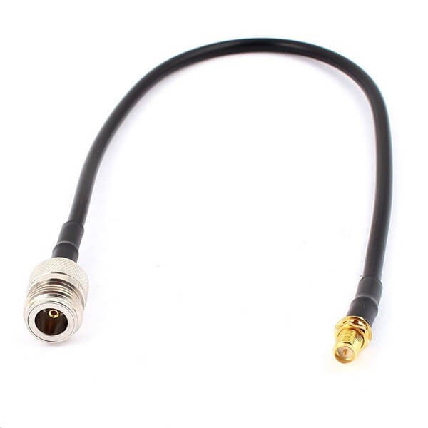 n-sma-cable-rg58-20cm-with-n-female-to-rp-sma-female-adapter-pigtail(1) SMA接头线反极SMA母头转N公头RG58组装线